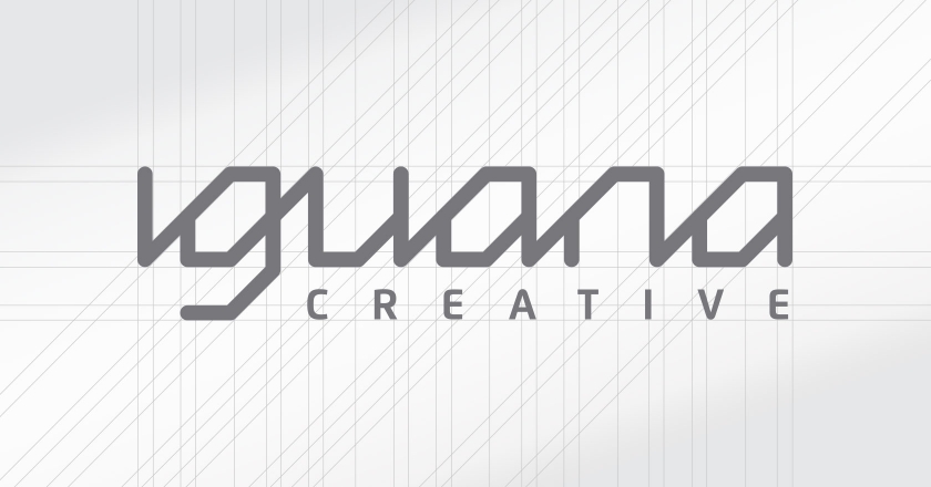 Iguana Creative Company Logotype - Logotype Development Grid