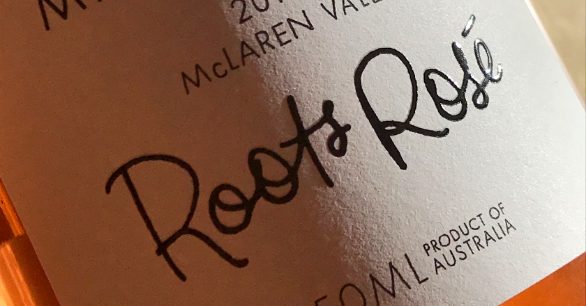 Marienberg Wines Rosé Labelling - High Build Varnish on Textured Stock