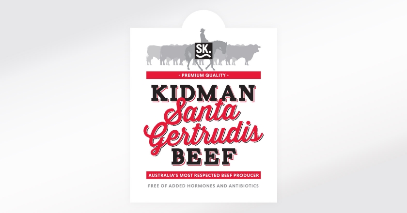 S. Kidman & Co. Beef Branding - Portrait Layout