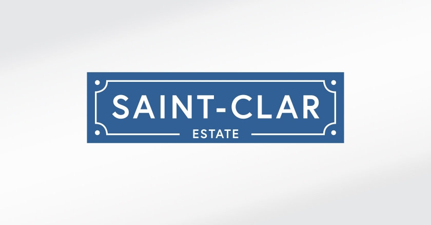 Saint-Clar Estate Company Logotype - Main Company Logo without Vines