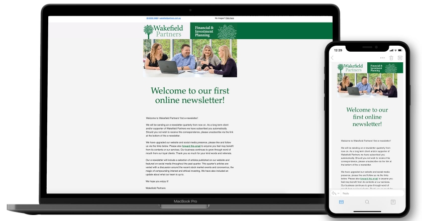 Wakefield Partners Email Marketing - Fully Responsive Email Campaigns