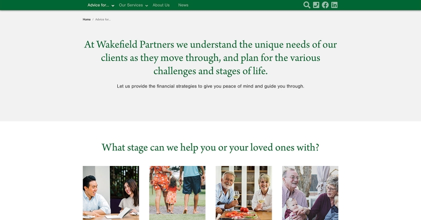 Wakefield Partners - Advice For... Page