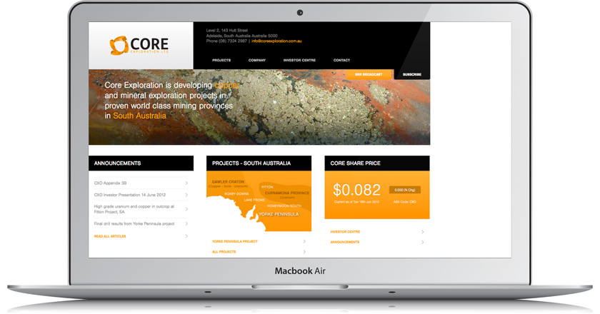 CORE Exploration Ltd - Home Page