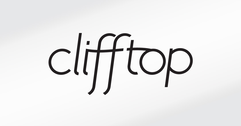 CliffTop Health Centre Company Logotype - Custom Typeface Design Detail