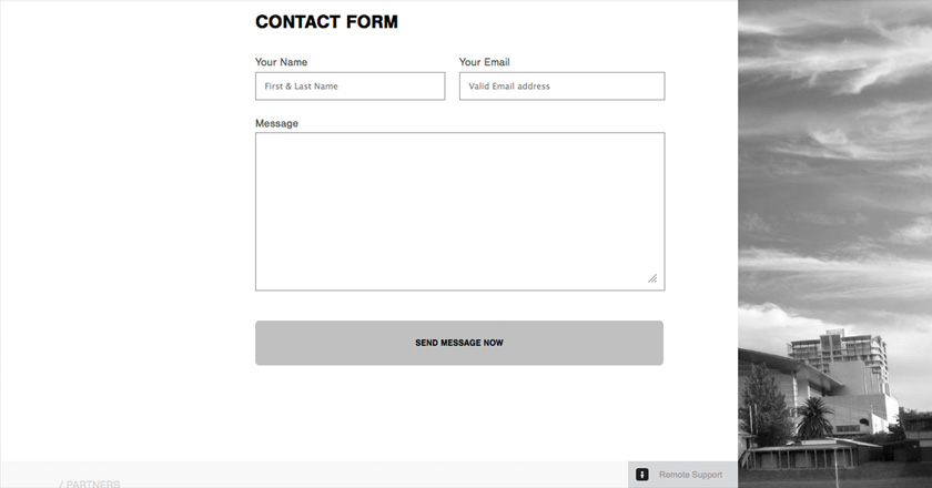 LeetGeek Website - Contact Form