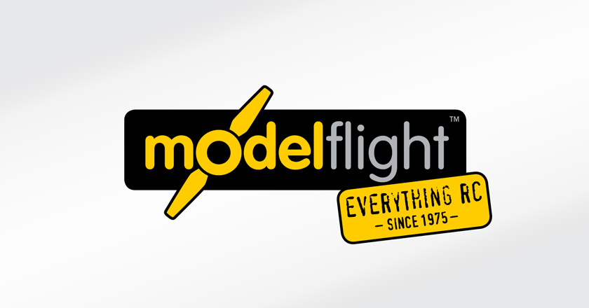 Model Flight Company Logotype - Primary Logo with Tagline