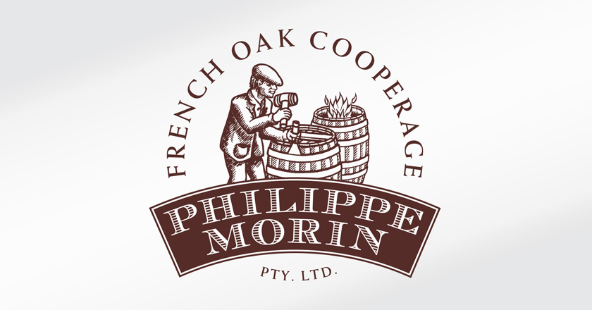 Philippe Morin French Oak Cooperage Company Logotype - Primary Logo