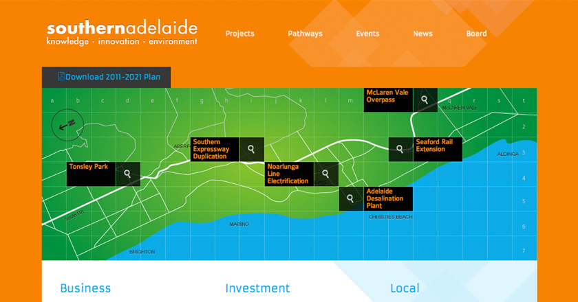 Southern Adelaide EDB Website - Home Page