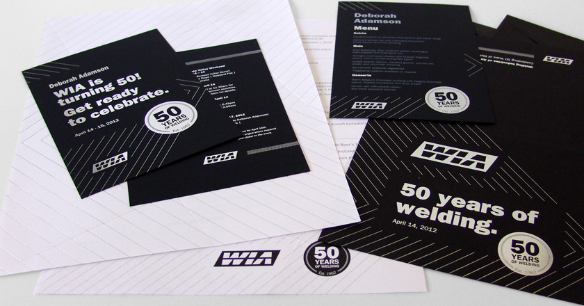 Welding Industries of Australia, 50th Anniversary Collateral