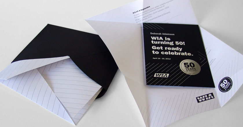 Welding Industries of Australia, 50th Anniversary Invitation Pack